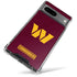 NFL Washington Commanders Distressed Google Pixel 7a Clear Case